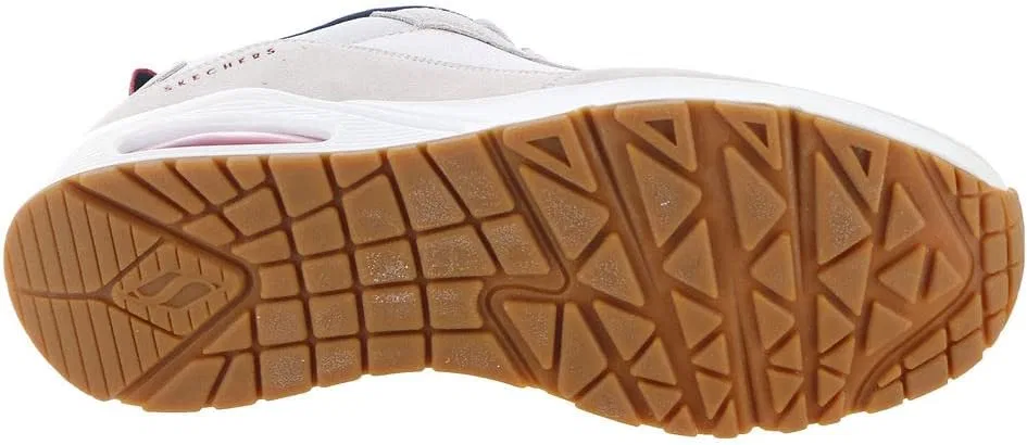 Женские кроссовки Skechers Uno, Off White Leather Pu Trim — фото 4