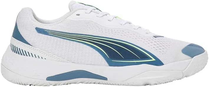 Кроссовки Puma Unisex Solarstrike III для игры в помещении, Puma White Blue Horizon — фото 3