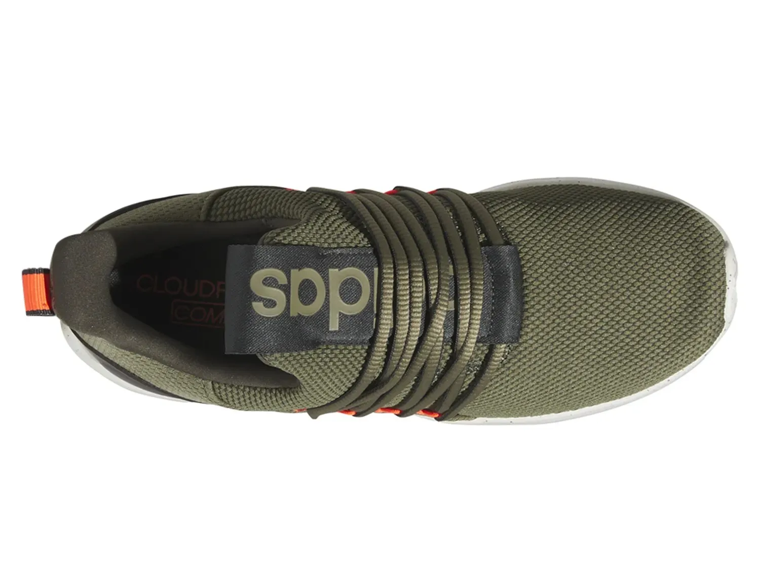 Кроссовки Adidas Lite Racer Adapt 7.0 Slip-On Running Shoe — мужские, темно-зеленые — фото 3