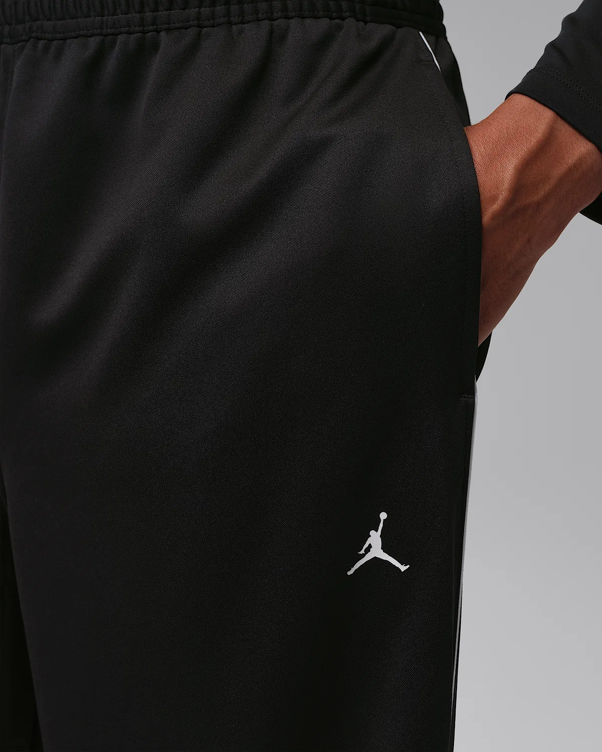 Мужские тренировочные штаны Jordan Jumpman, Black/White/White — фото 4