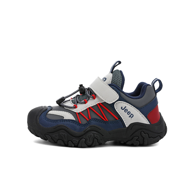 

Jeep Легкие амортизирующие нескользящие баскетбольные кроссовки low top для детей в темно-синем и красном цветах