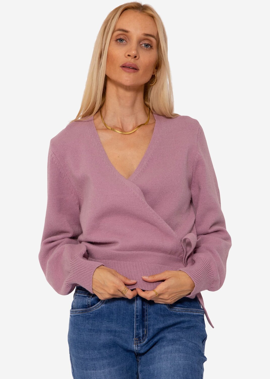 

Кардиган SASSYCLASSY Oversize Strick, розовый
