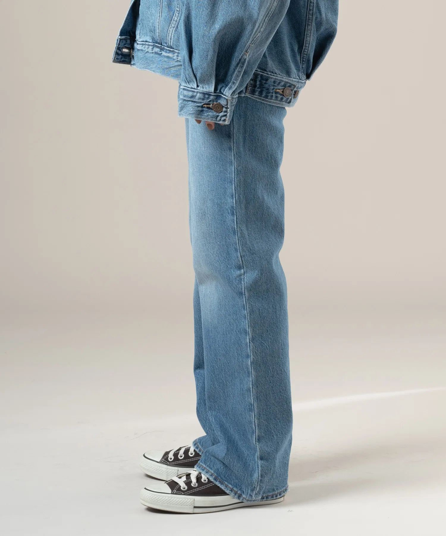 Джинсы Levi's RIBCAGE Straight Jeans, цвет Medium Indigo. — фото 2