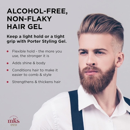 Mks-Eco Men Porter Мужской гель для укладки сандаловое дерево Earthly Body — фото 3