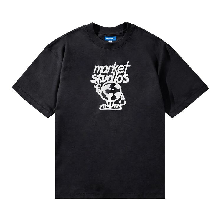 

Футболка Market World Peace T-Shirt Washed Black, черный