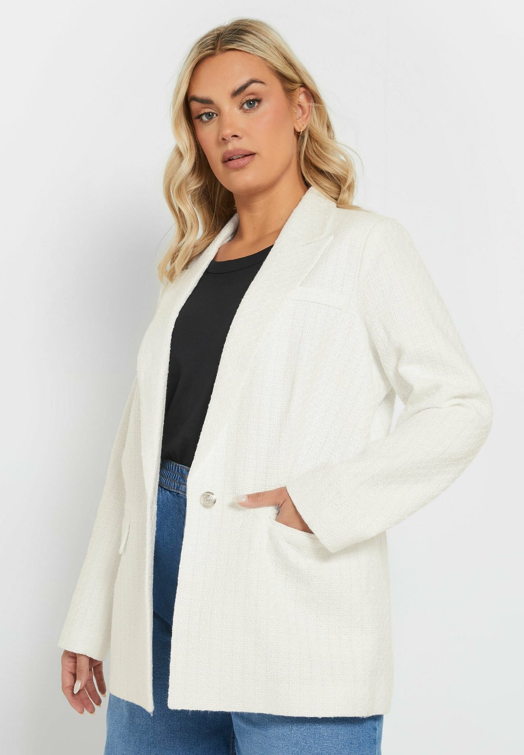 

Блейзер Yours Clothing, кремовый