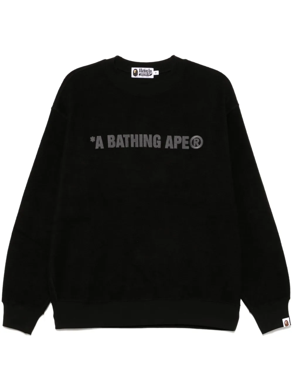 

Толстовка с логотипом A BATHING APE, черный