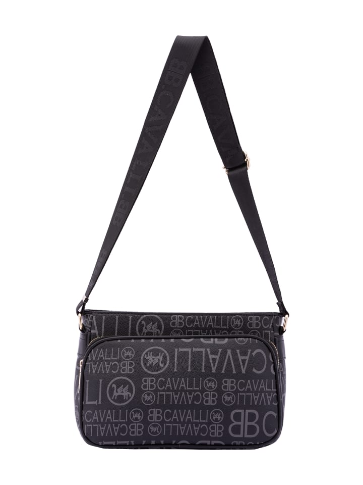 

Наплечная сумка B Cavalli B, цвет black and black