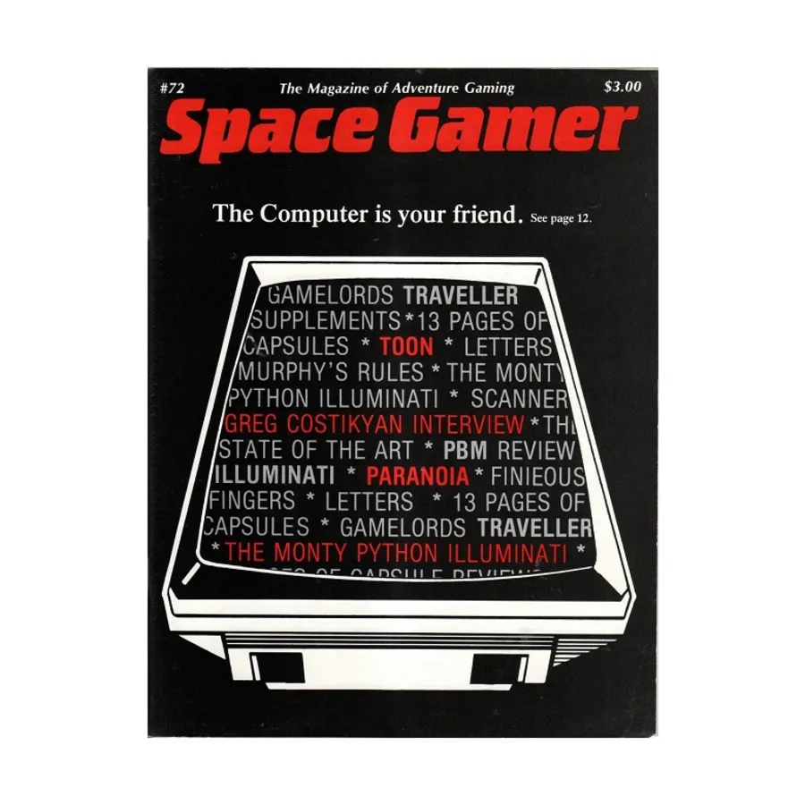 

Журнал #72 "Illuminati, Gamelords Traveller", Space Gamer Magazine (Various Publishers)
