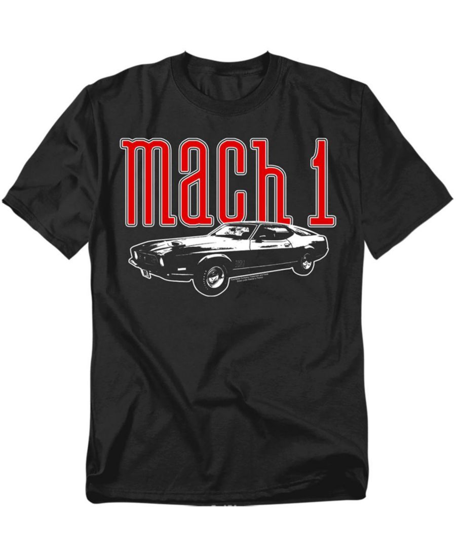 

Футболка Ford Mach 1 больших размеров Mustang, Black, Черный, Футболка Ford Mach 1 больших размеров Mustang, Black