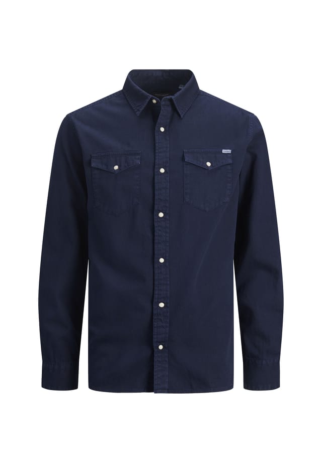

Рубашка Шеридан рубашка с длинными рукавами Jack & Jones, синий