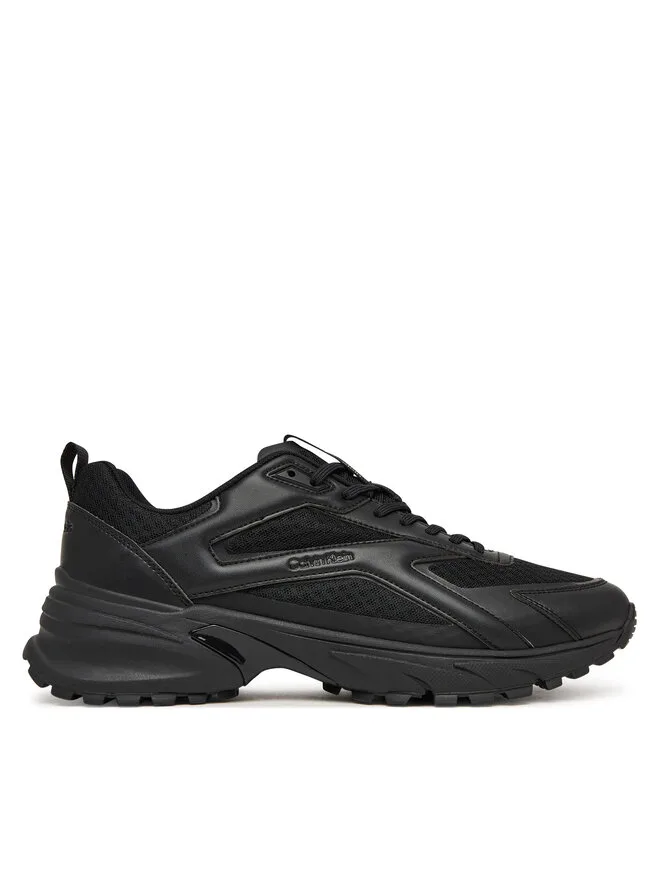 Calvin Klein Кроссовки Hike Runner Laceup Strip M-Lt HM0HM02154 черные