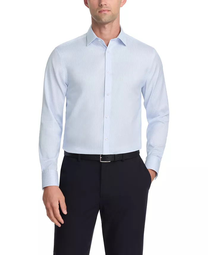 

Мужская рубашка Slim Fit без складок Calvin Klein, синий