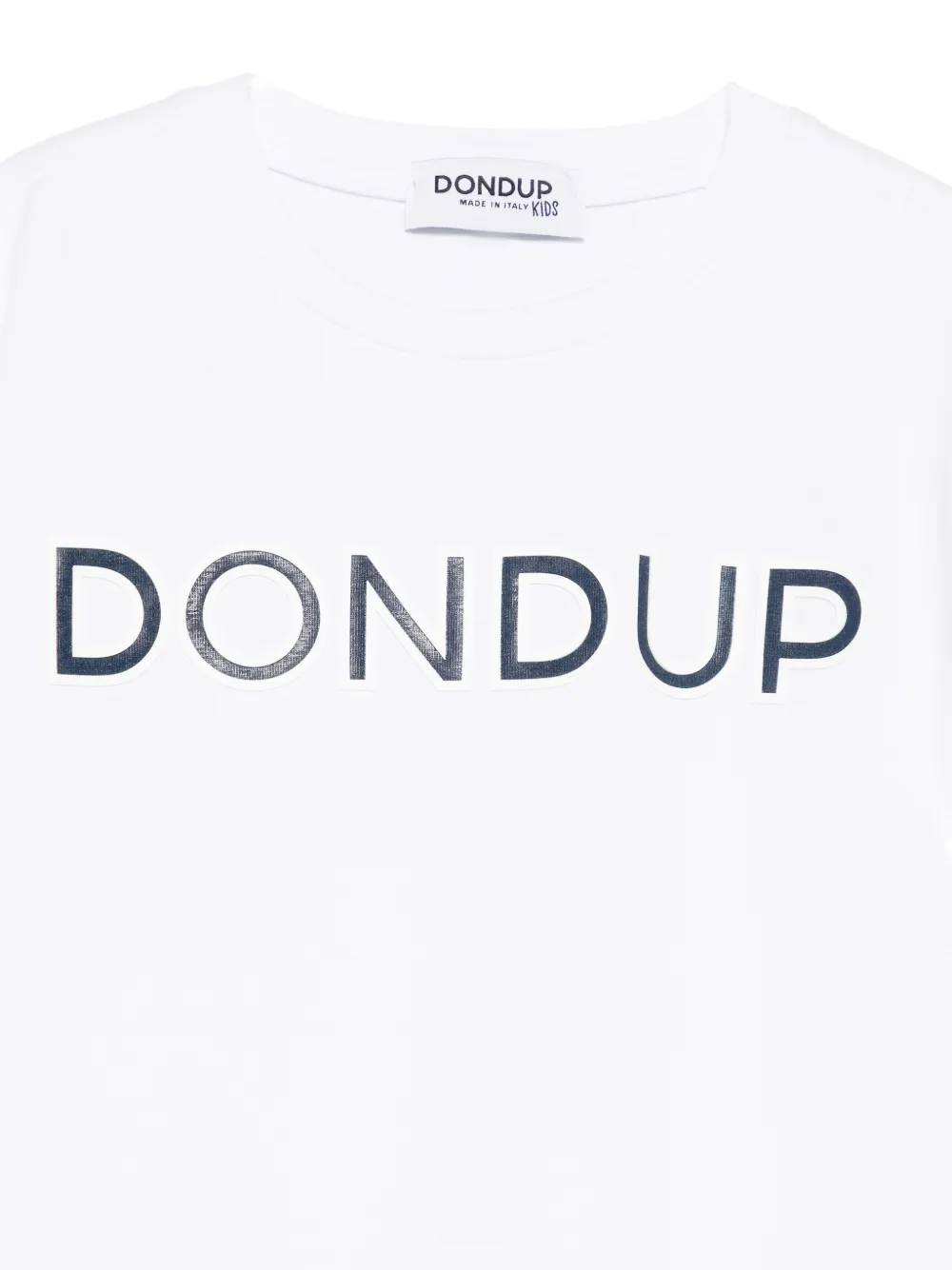 Футболка с принтом логотипа Dondup Kids, белый — фото 3