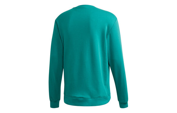 Толстовка Men's adidas originals Hoody Sweatshirt Sports Round Neck Casual Printing Pullover Green, зеленый — фото 2