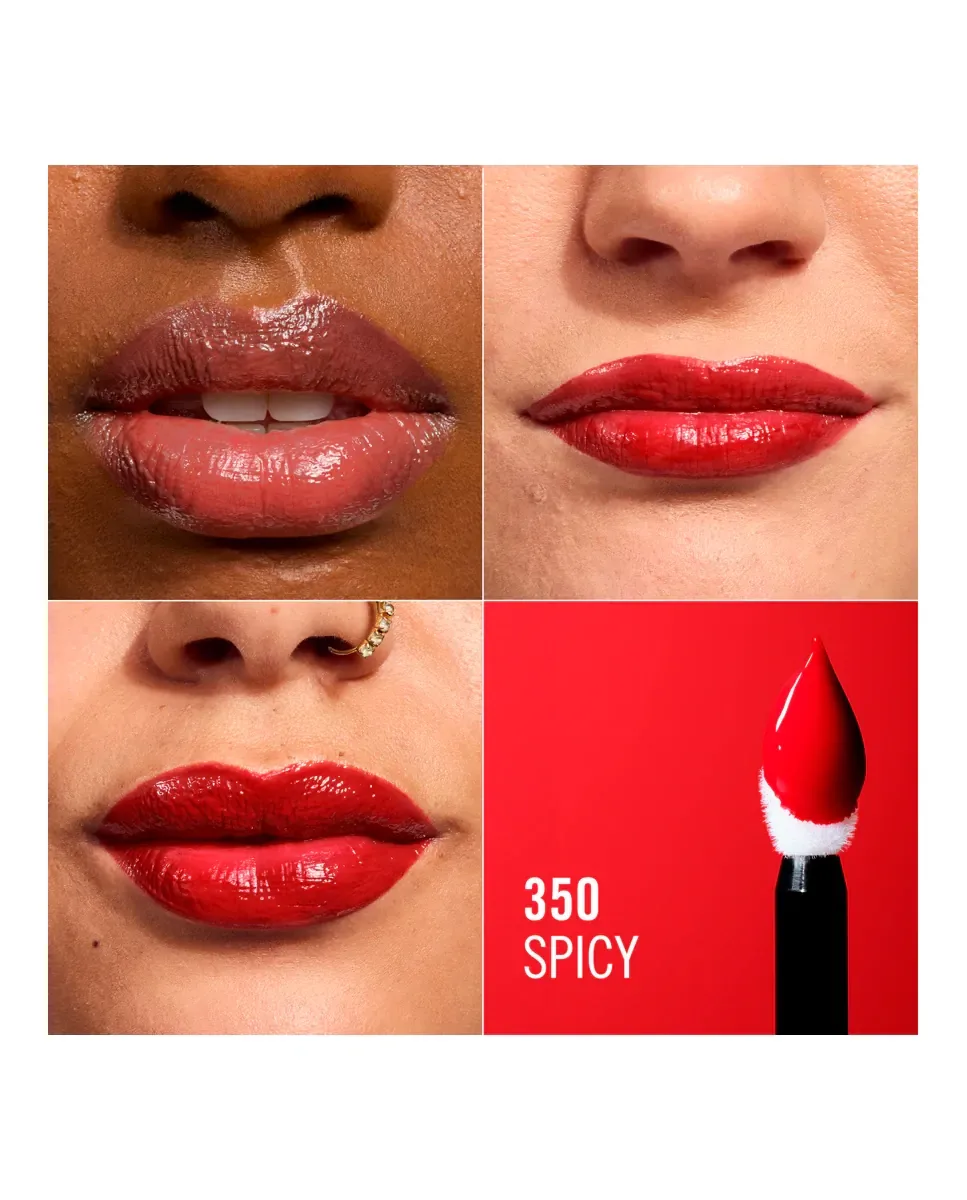Блеск для губ Thrill Seeker Lip Latex Lip Gloss London Rimmel, 350 Spicy — фото 4