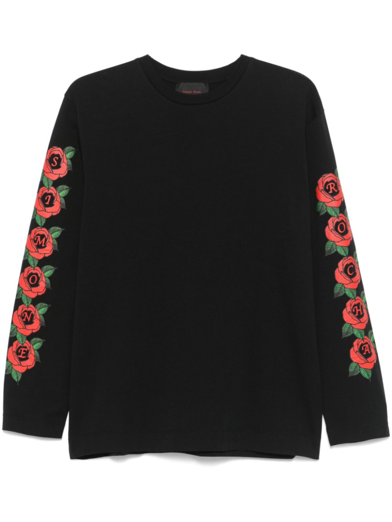 

Simone Rocha футболка Cluster Rose с логотипом, черный
