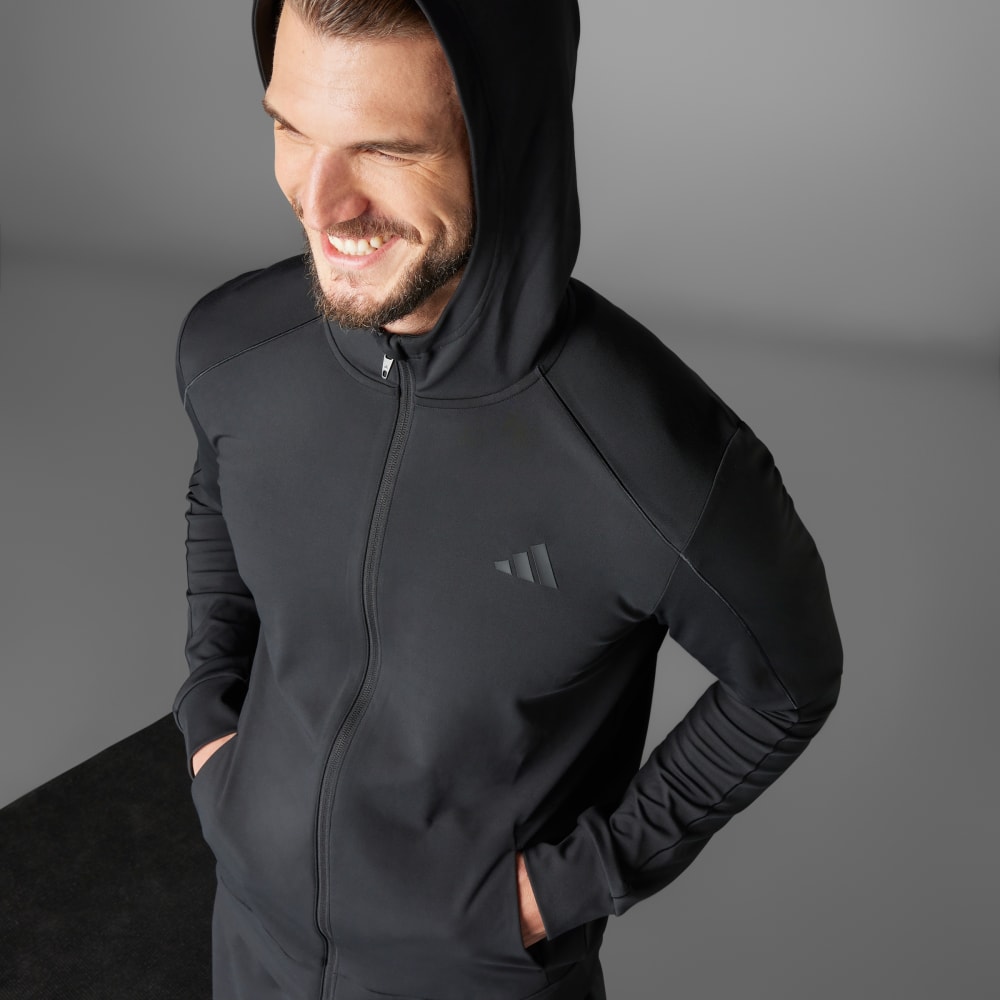 Спортивная толстовка Adidas Puremotion Jacket, черный — фото 3