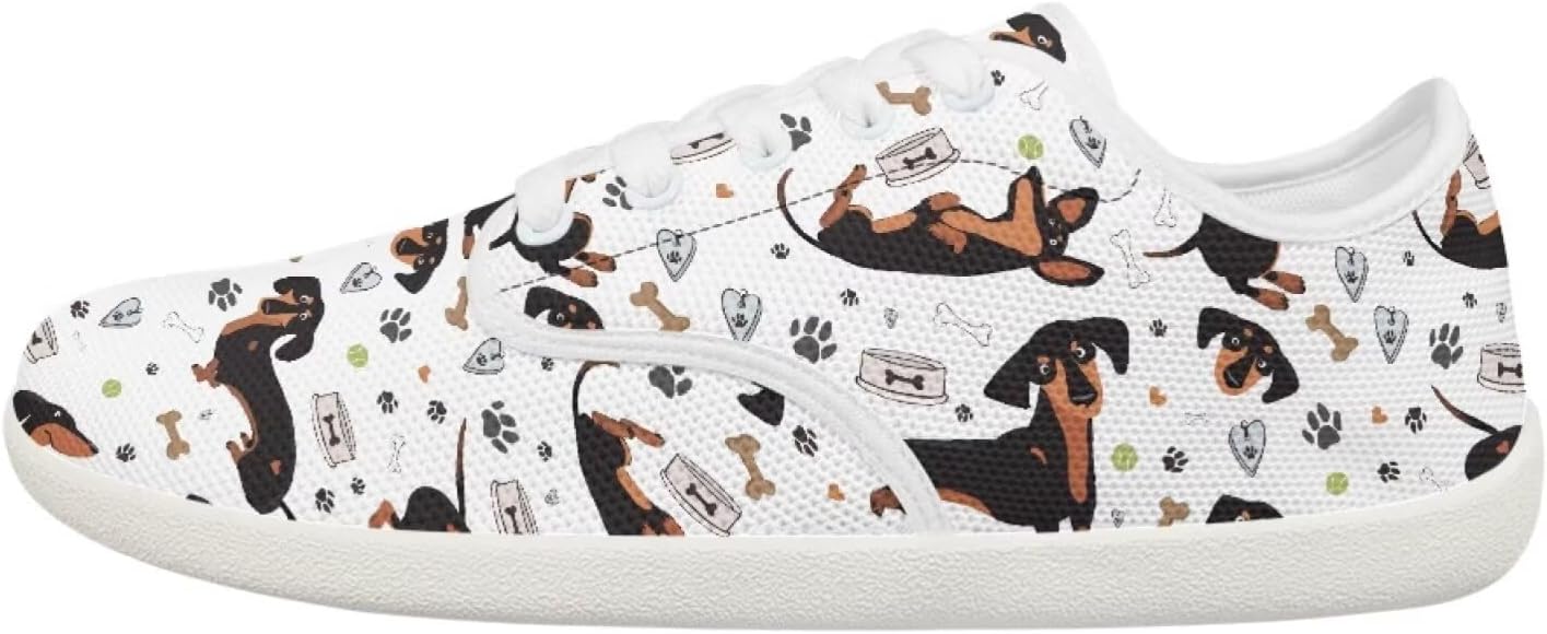 

Женские и мужские кроссовки Forchrinse Blue Galaxy с принтом кошки, широкие, минималистичные, для трейлового бега, низкие, Dachshund