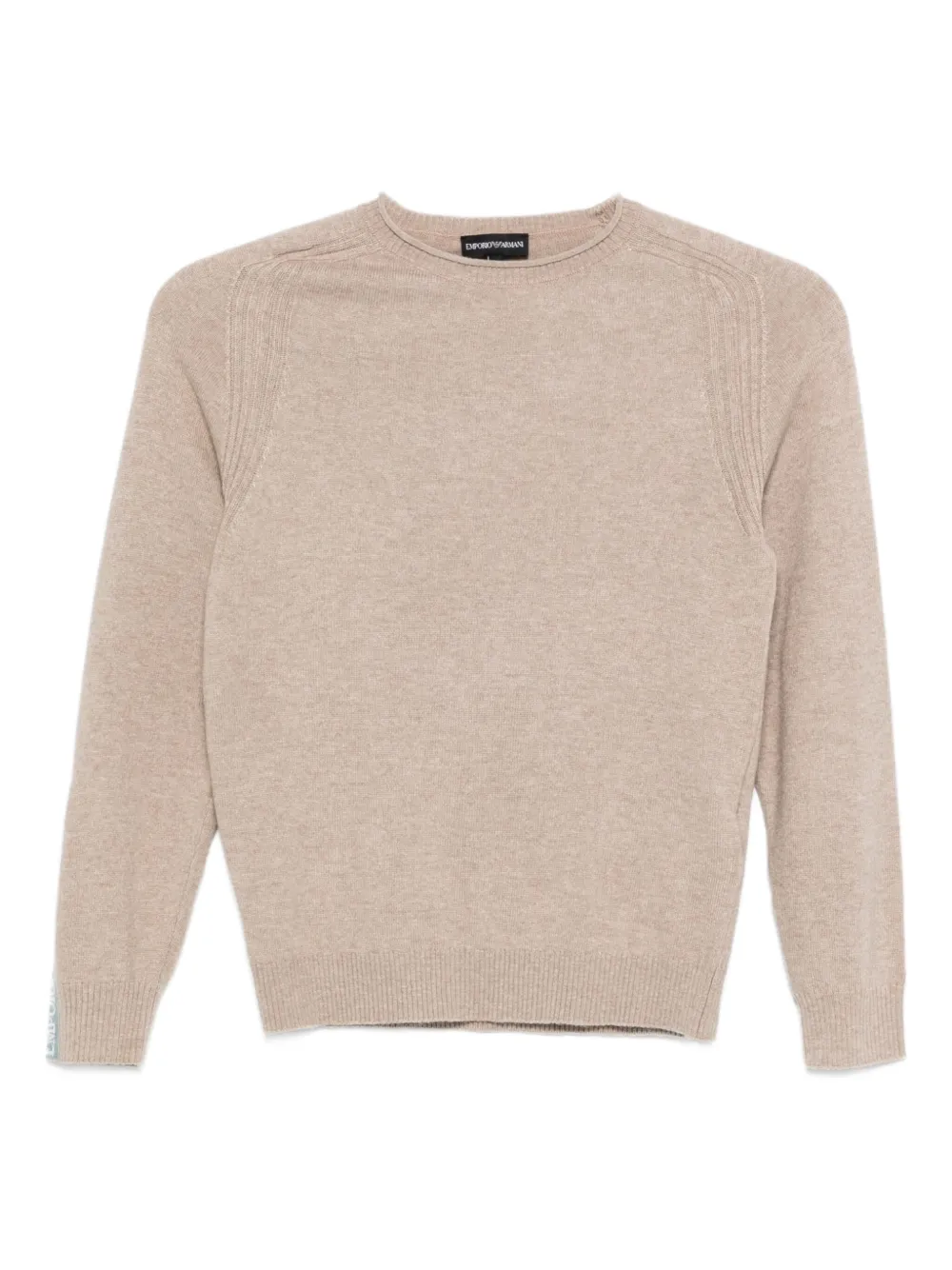 

Кашемировый свитер со вставками Emporio Armani Kids, нейтральный