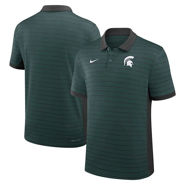 Мужская зеленая футболка Michigan State Spartans 2025 Early Season Coaches Sideline Victory Stripe Dri-FIT Nike