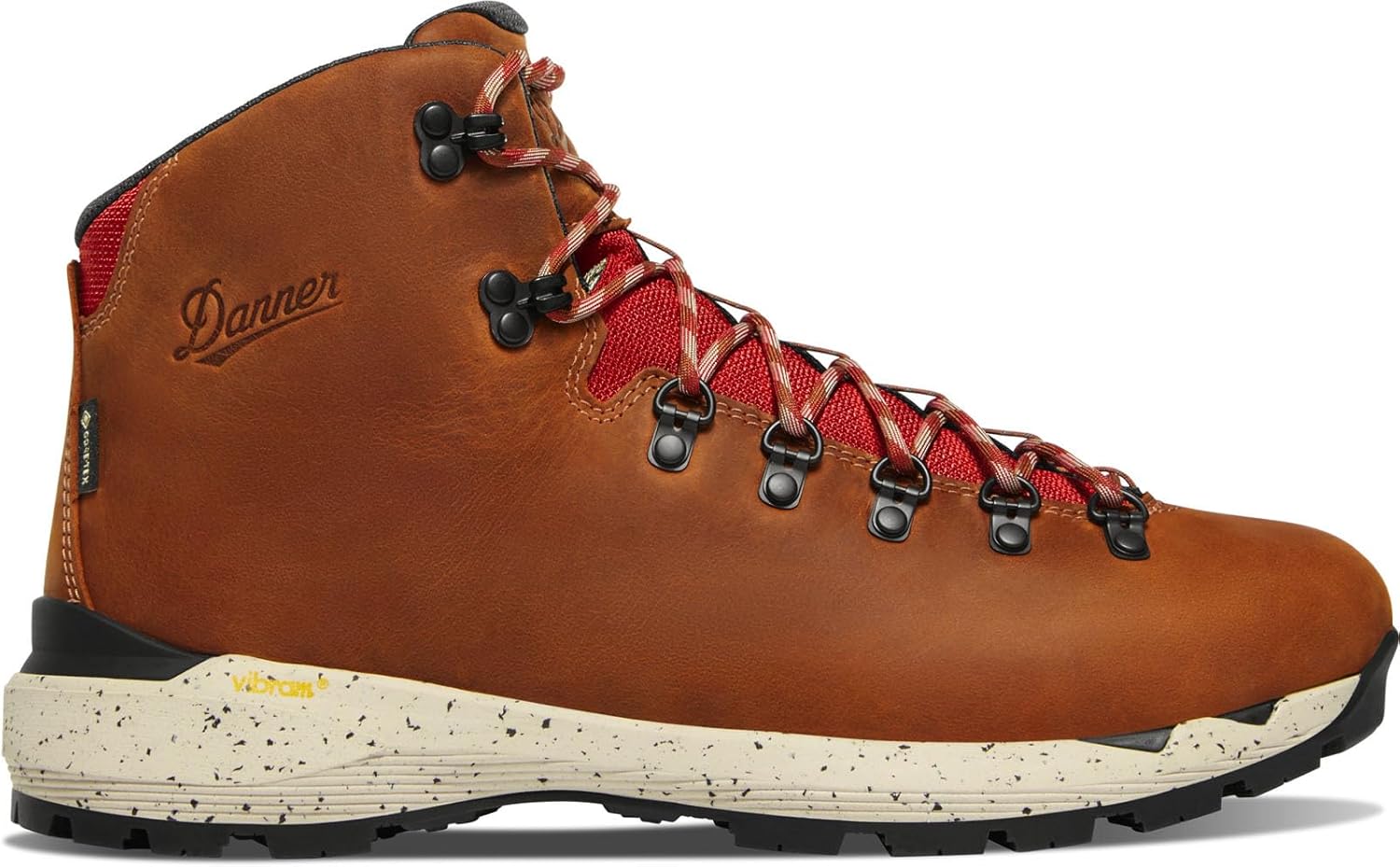 Мужские водонепроницаемые туристические ботинки Danner Mountain 600 Evo 4.5, Mocha Brown/Rhodo Red — фото 2