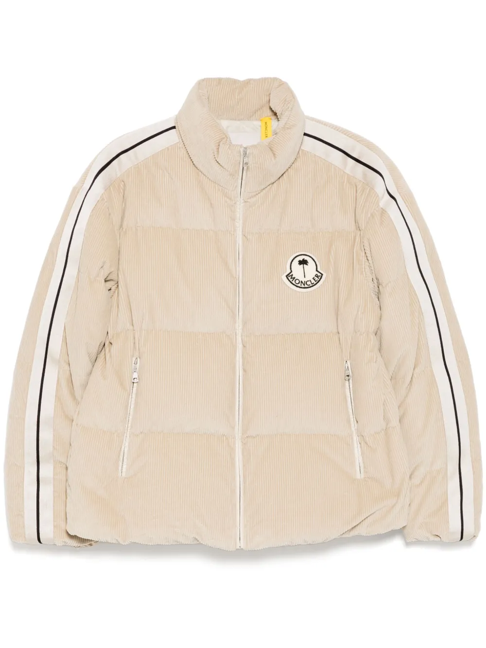 

Стеганый пуховик Palm Angels x Moncler, нейтральный