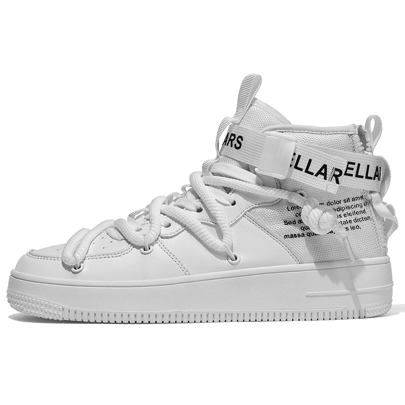 

TCELLARS Высокие скейтерские кроссовки с амортизацией, поддержкой стопы, износостойкие, легкие, нескользящие, унисекс цвет слоновая кость+случайный дизайн