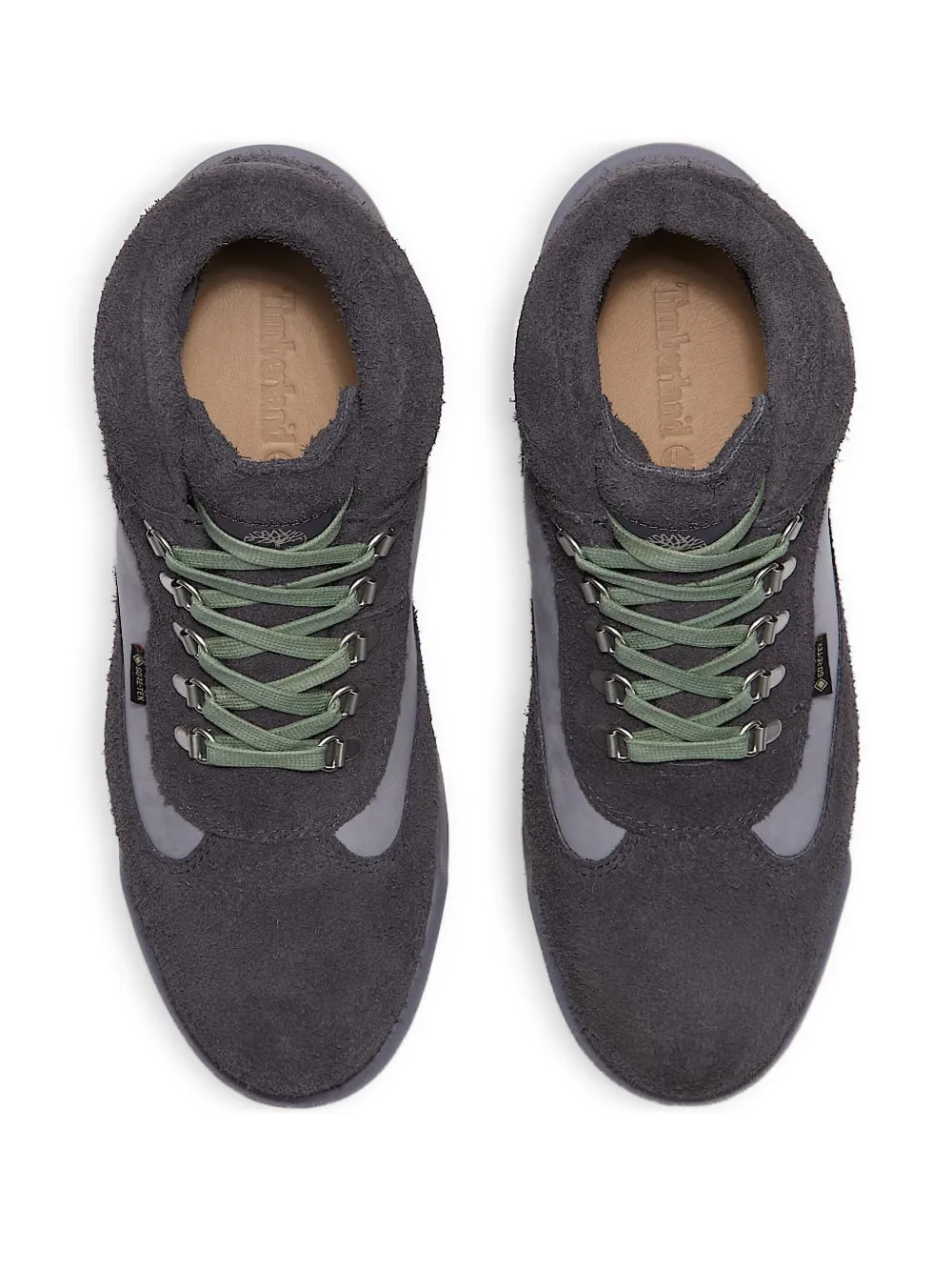 Мужские ботинки Timberland GTX из ворсистой замши с мембраной, серый — фото 4