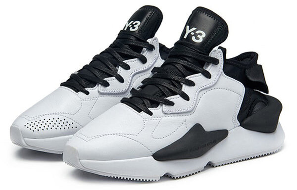 Кроссовки adidas Y-3 Kaiwa 'White Black', белый — фото 3