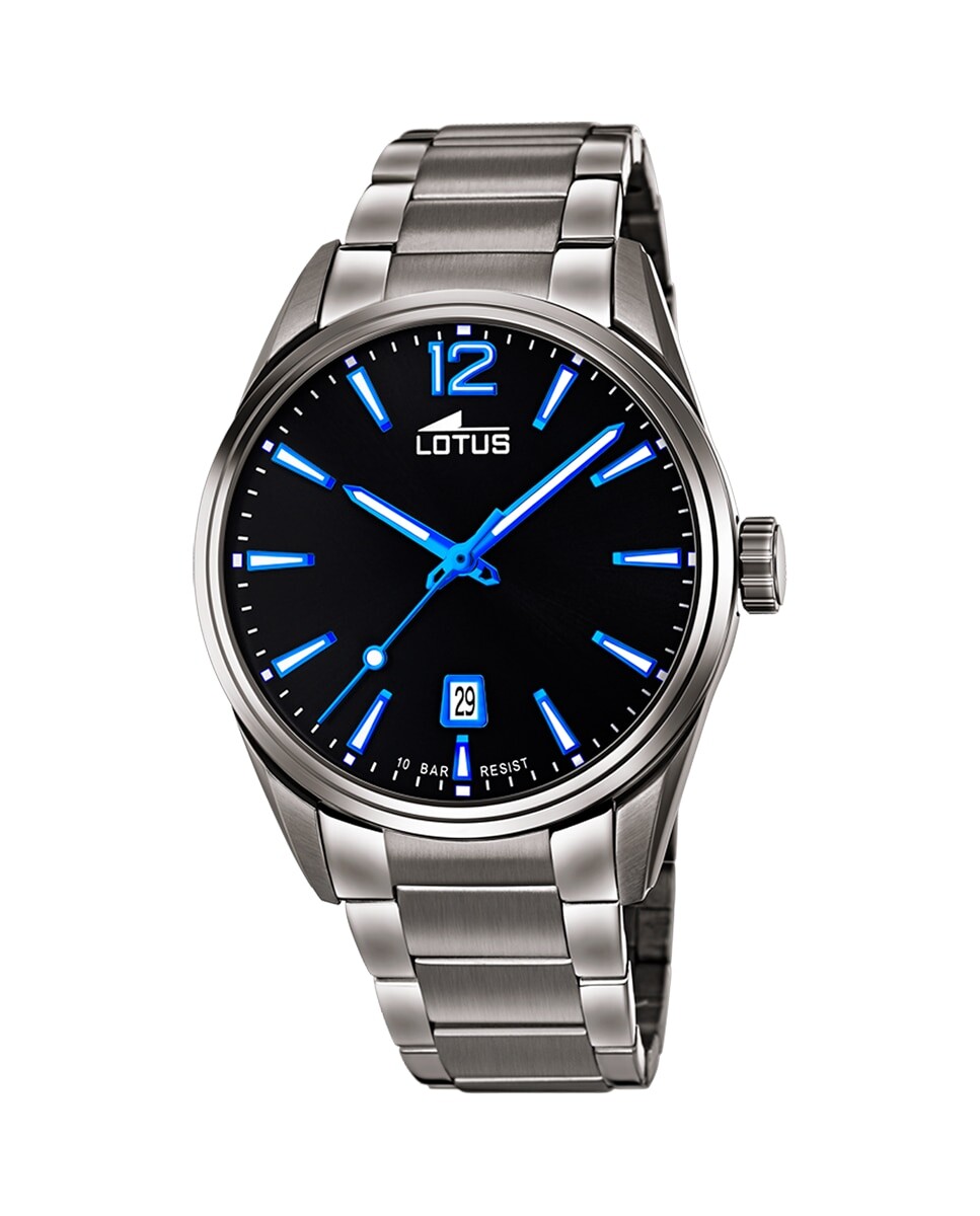 

Мужские часы 18684/6 Chrono в серой стали LOTUS, серый