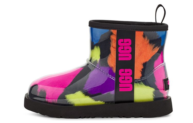

Женские сапоги Ugg classic clear mini, мультиколор