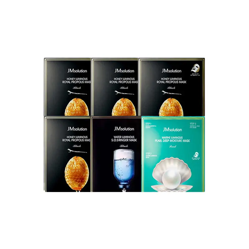 

JM Solution Dewy Honey Deep Water Bomb Pearl Facial Masks Soothing Hydrating Repairing Antioxidant 3 упаковки JMsolution, water светло propolis *4 + sea pearl *1 + first aid hydration *1