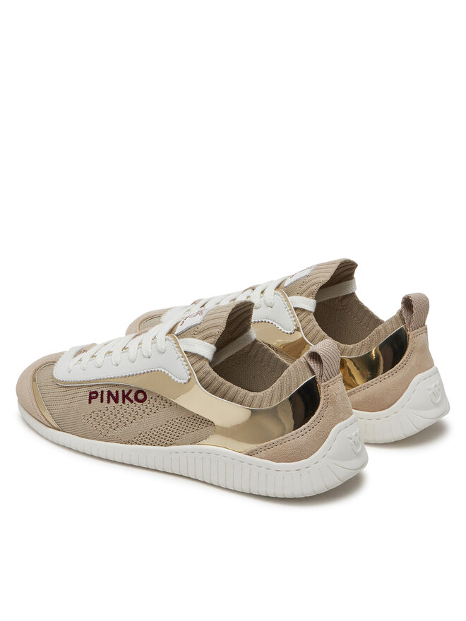 Кроссовки PINKO Reby 03 SS0061 T026, бежевый — фото 3