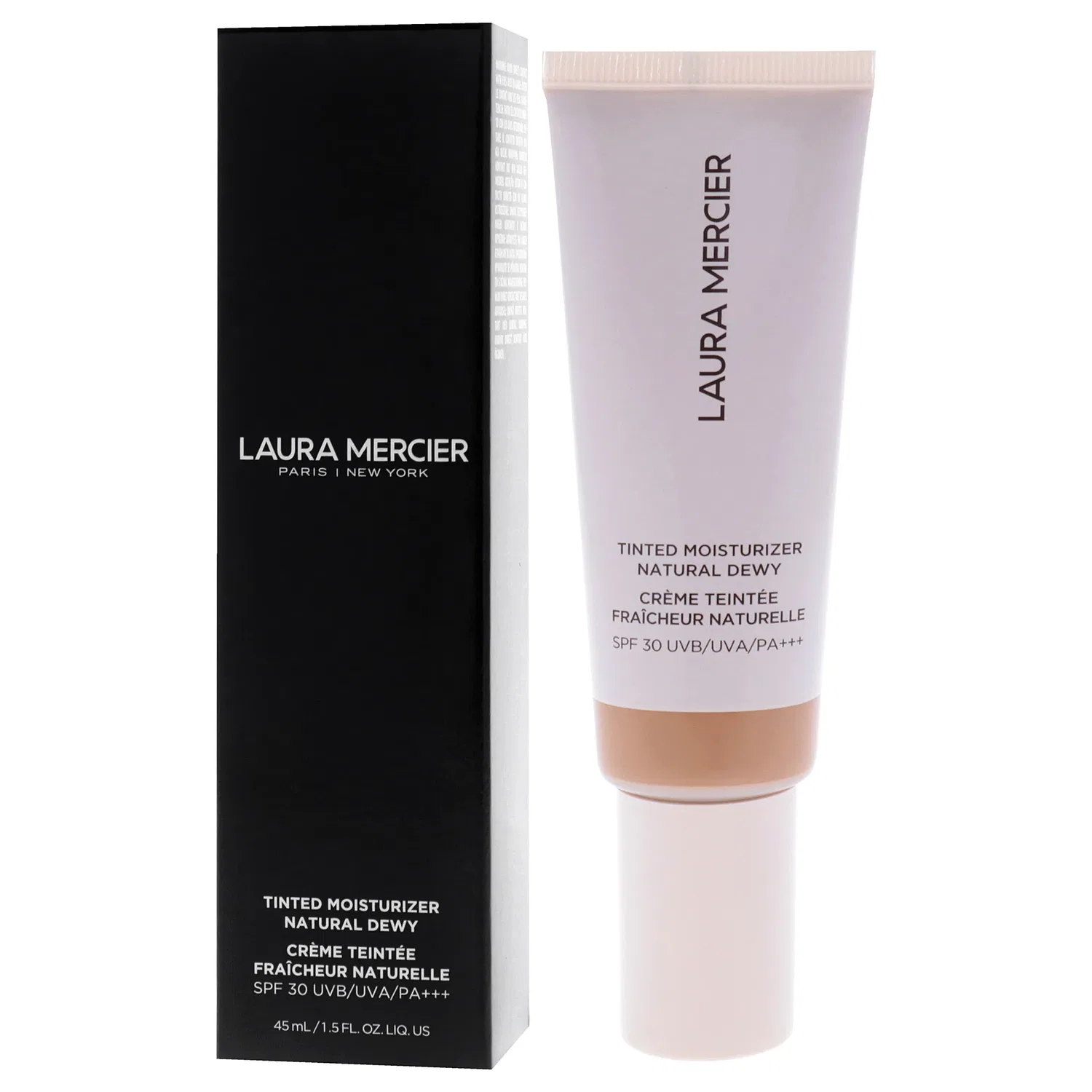 Тонирующий увлажняющий крем Natural Dewy SPF 30 - 4N Teak от Laura Mercier для женщин - 44 г (1,5 унции), коричневый — фото 4