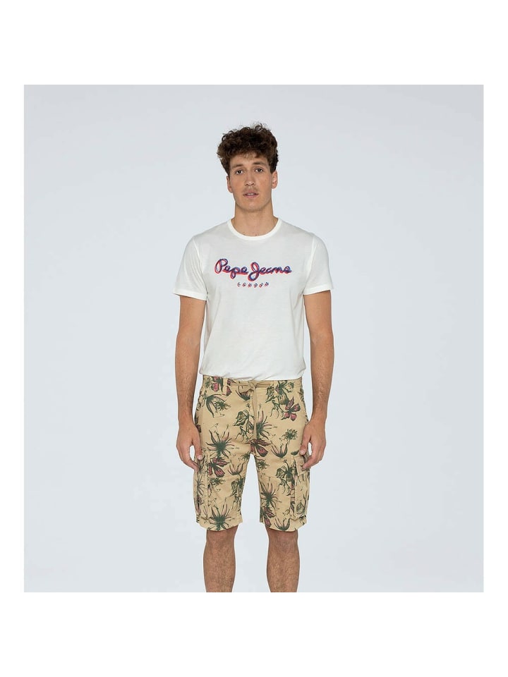 

Тканевые шорты Pepe Jeans, коричневый