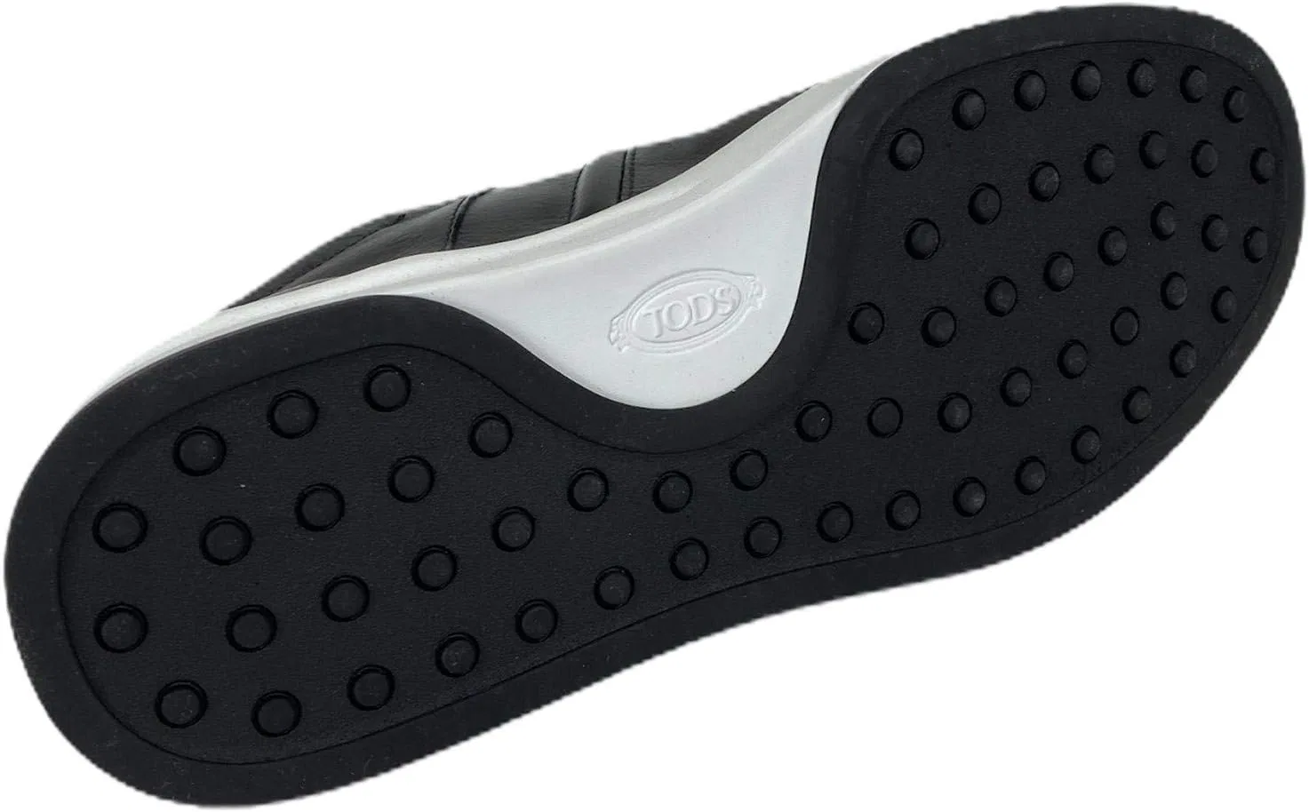 Мужские кроссовки Tod's C76 Uomo Allacciata, черные кожаные туфли — фото 3
