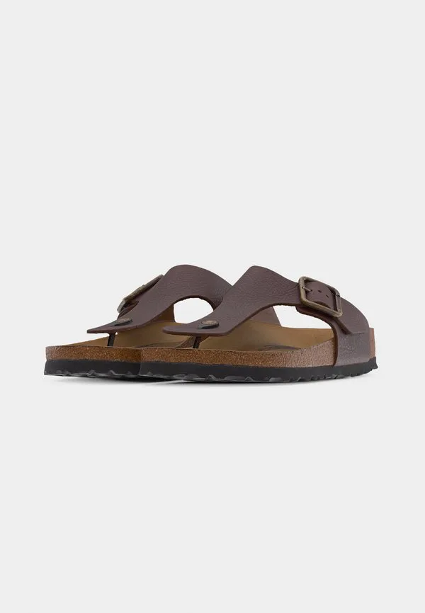 Узкие сандалии рамзеса с т-образным ремешком Birkenstock, Roast — фото 3
