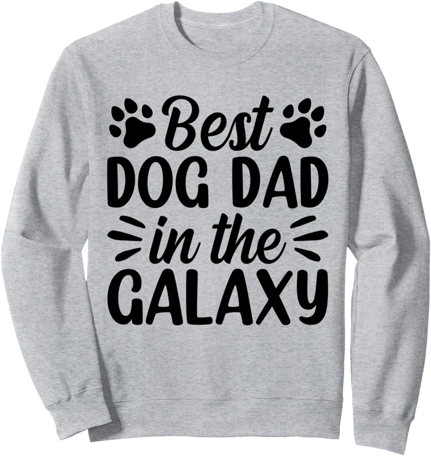 

Лучший папа собаки во всей галактике. Забавная толстовка ко Дню отца Funny Father'S Day Dog Dad Designs, серый
