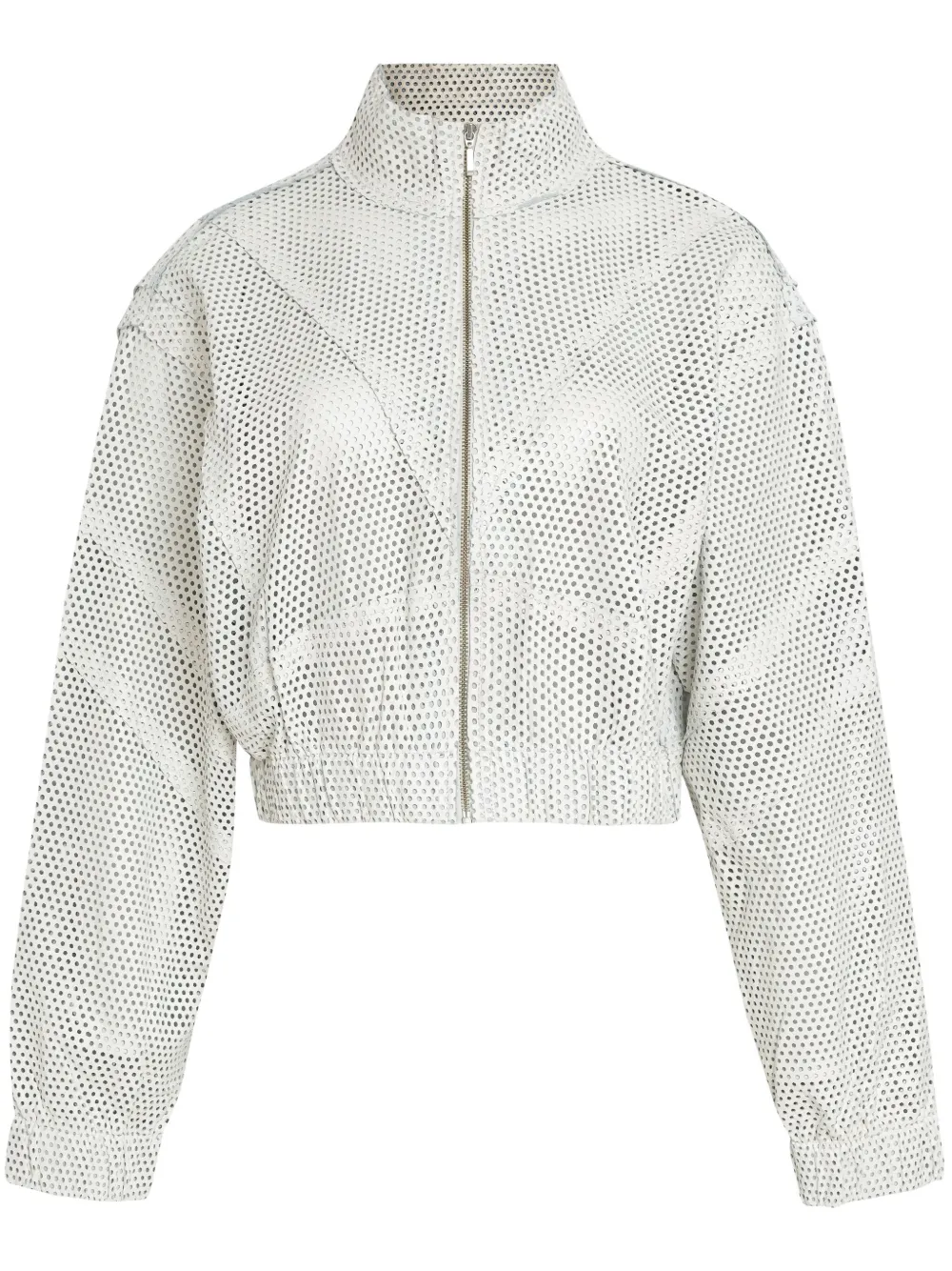 

Бомбер с перфорацией Osklen, белый