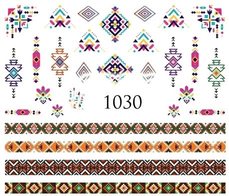 

Водные наклейки для ногтей - №1030, Raisin