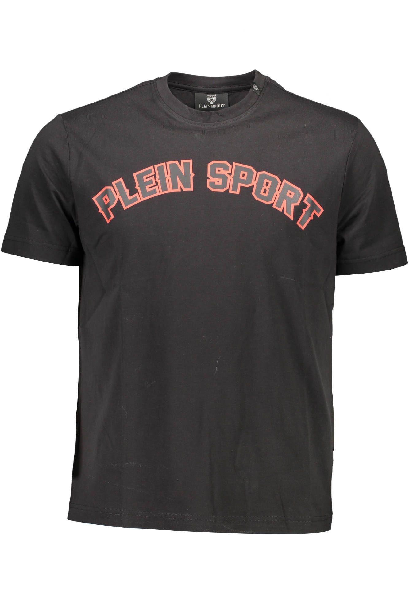 

Черная хлопковая мужская футболка Plein Sport