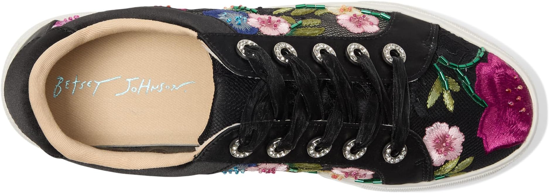 Кроссовки Blue by Betsey Johnson Jayla, цвет Black Multi Floral — фото 2