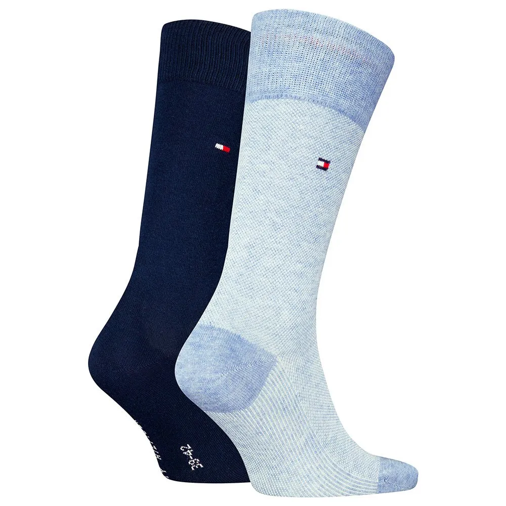 Носки Tommy Hilfiger 701226104 2 pairs, синий — фото 2