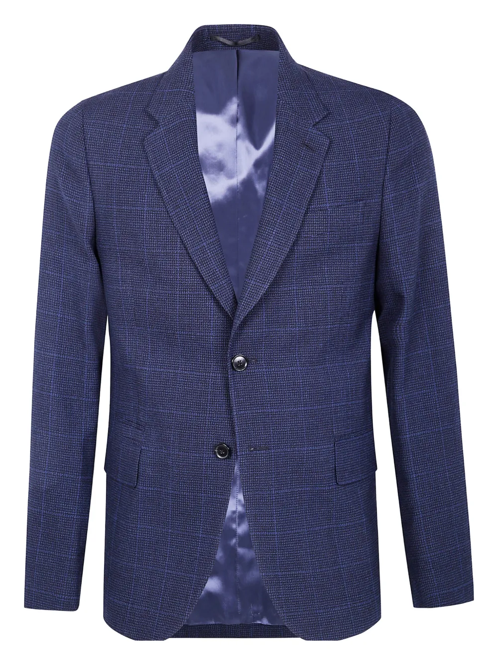 

Шерстяной жакет в клетку Paul Smith, синий