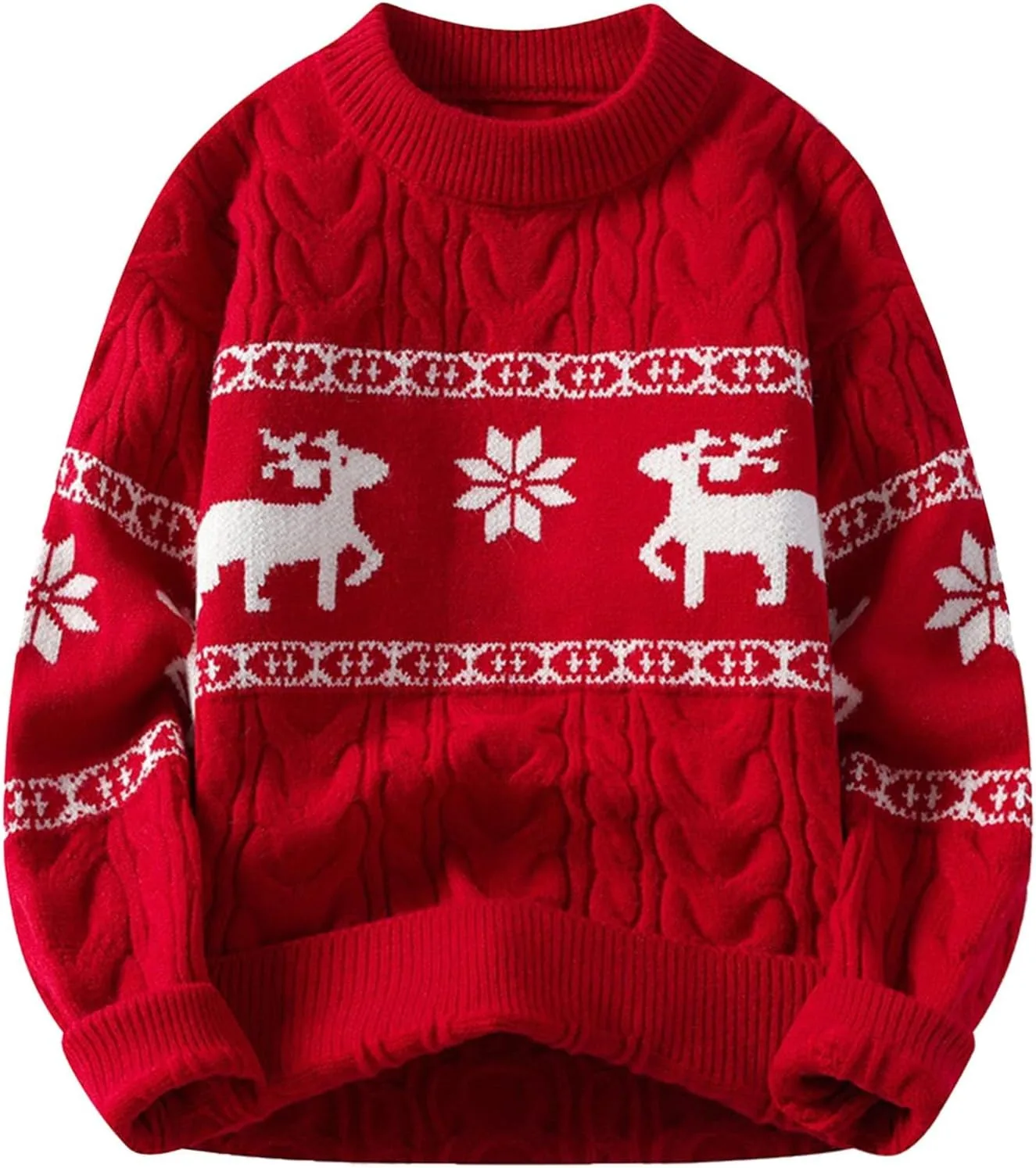 

Осенне-зимний свитер мужской с длинным рукавом Wunnhd