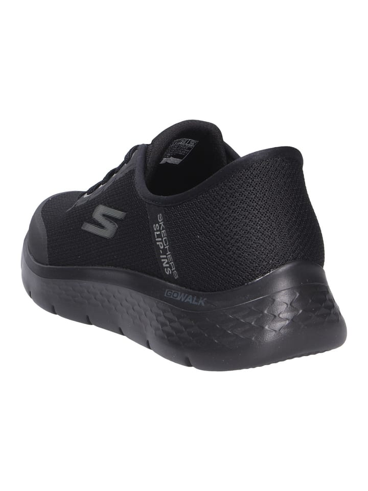 Skechers Низкие кроссовки GO WALK черного цвета — фото 3