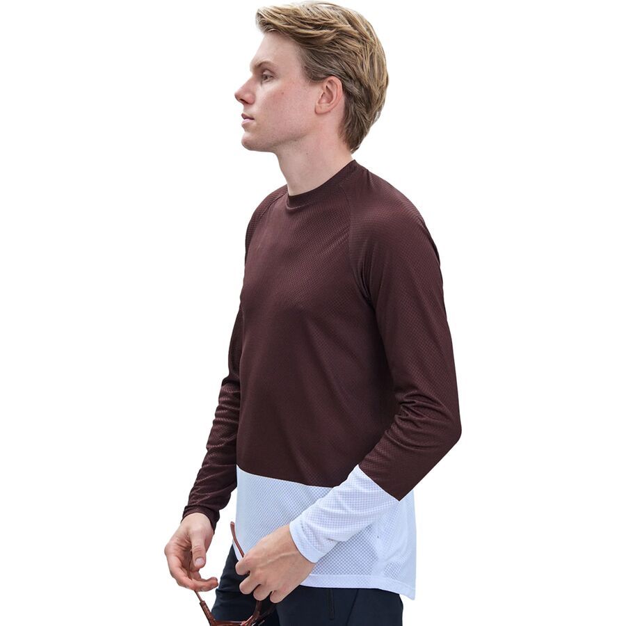 

Футболка POC MTB Pure Long-Sleeve POC, Axinite Brown/Hydrogen White