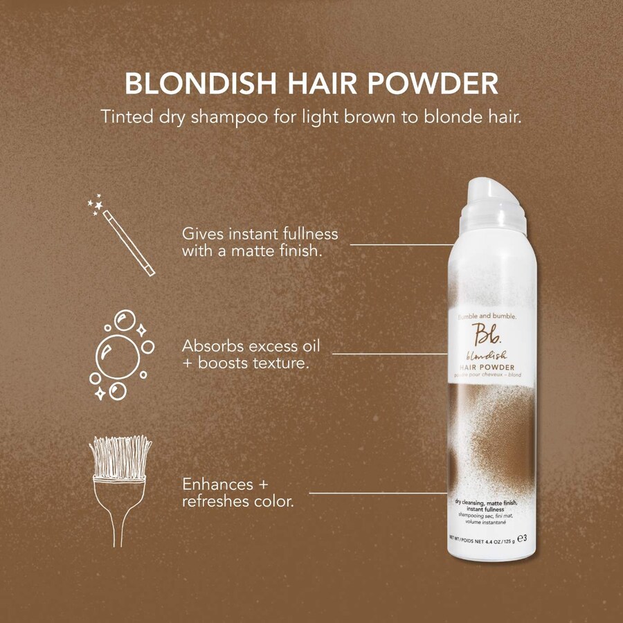 Сухой шампунь с блондинистым оттенком Bumble and bumble, 4.4 oz/130 mL — фото 4