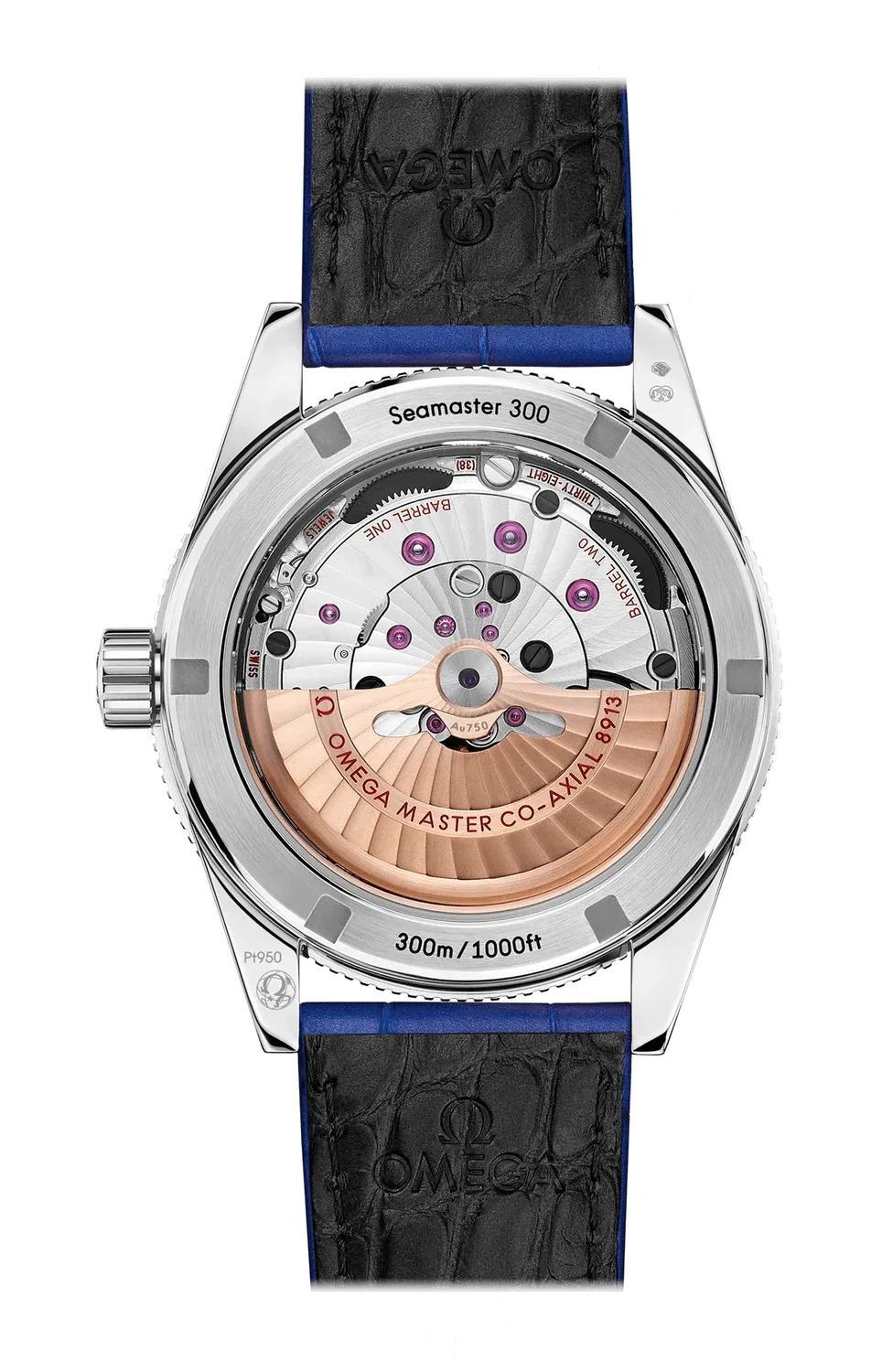 СИМАСТЕР 300 OMEGA CO-AXIAL MASTER CHRONOMETER 41 ММ - 234.93.41.21.99.002, черный — фото 2